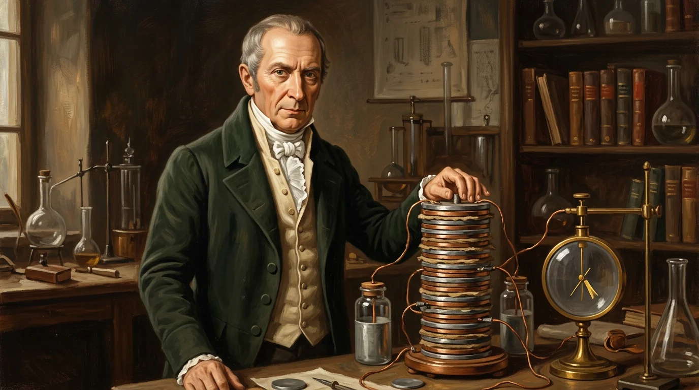 Portrait of Alessandro Volta