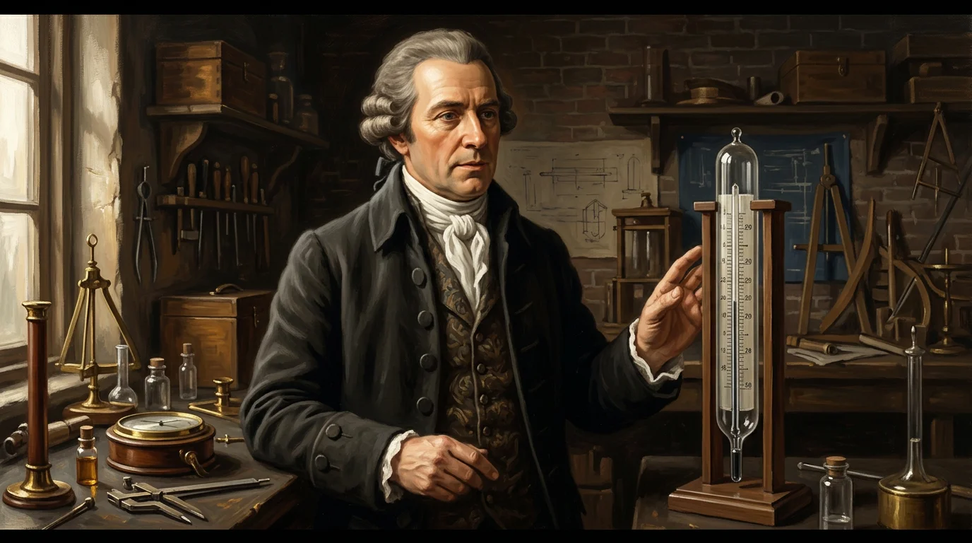 Portrait of Daniel Gabriel Fahrenheit