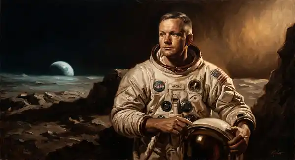 Portrait of Neil Armstrong